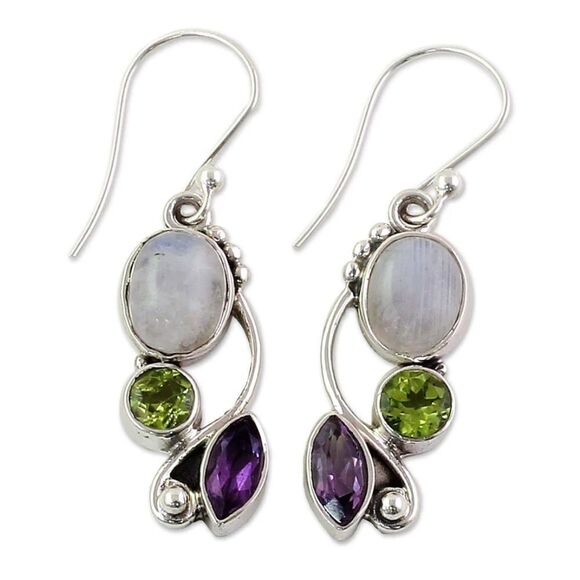 Bohemian earrings N611 - Picture 1 of 5